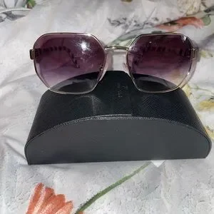 Prada sunglasses, red frame. Worn but gently Prada | Accessories | Prada Sunglasses Red Frame Worn But  main image 2